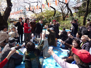 上野公園お花見交流会