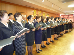 NPO音楽教室生徒の合唱